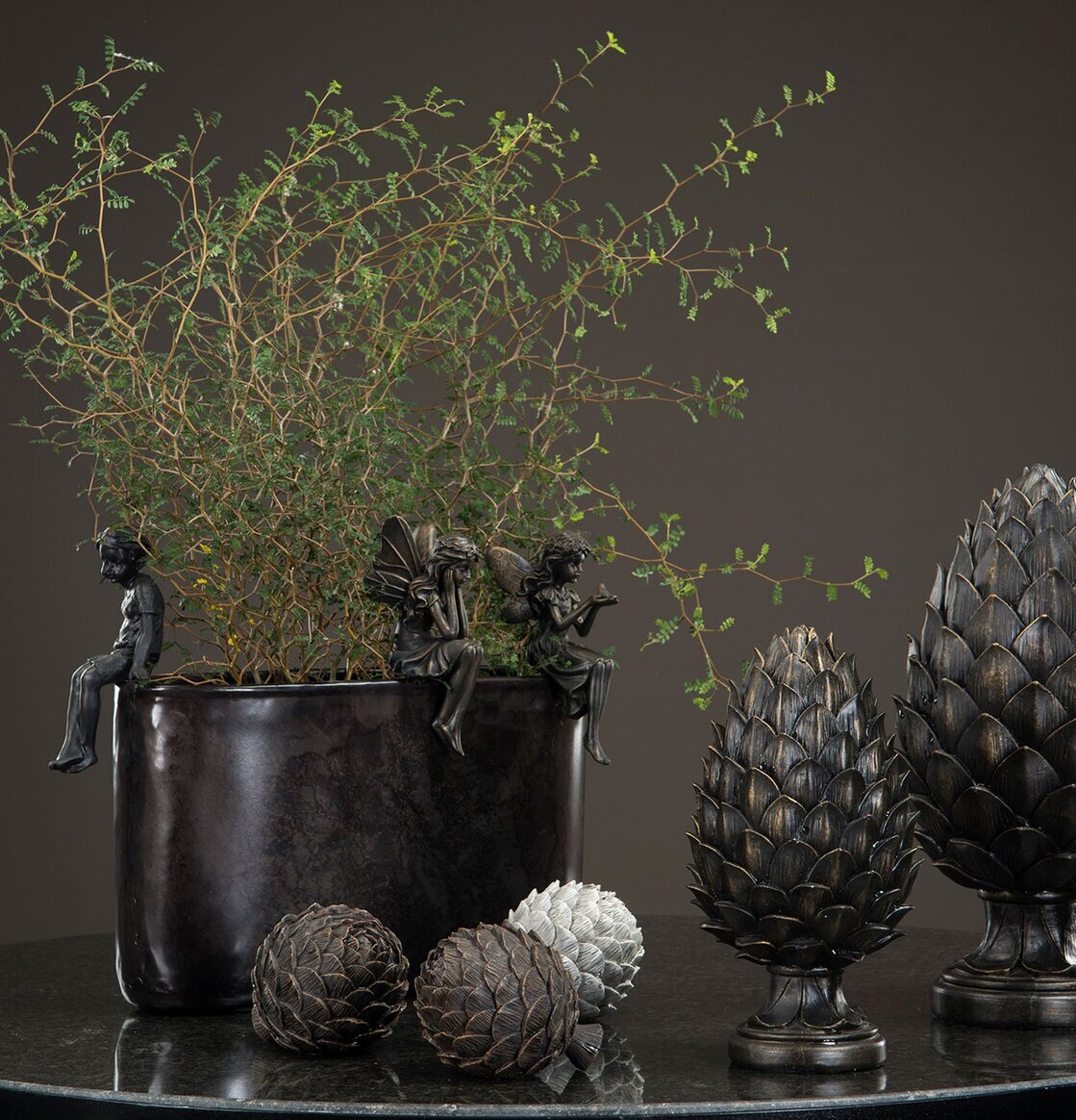 Älvor Stick Poly 17 Cm från A Lot Decoration i en kruka