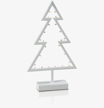 Bild av stilrent LED-träd med varm belysning