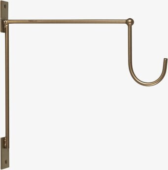 Bild av stilren och funktionell mässingsvägghängare