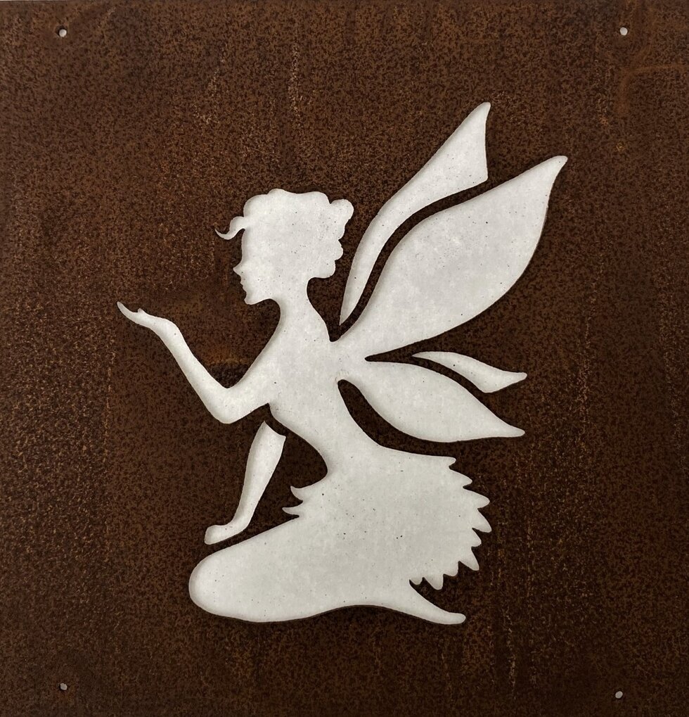 Skylt Älva Rost (armeringsnät) från Lind Decoration