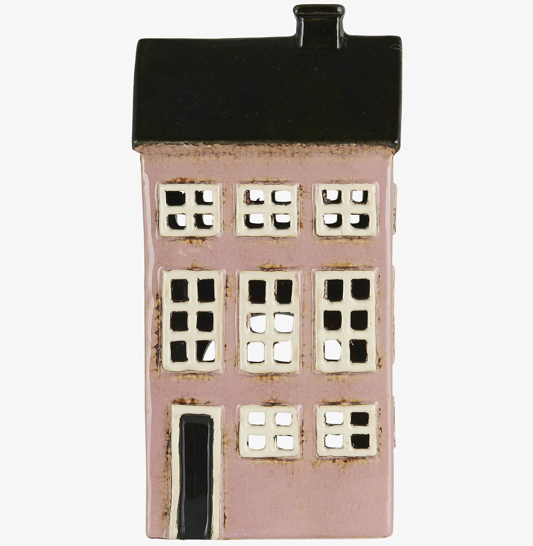 Bild av en rosa ljuslykta med skandinavisk design