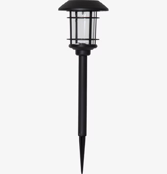 Bild av stilren solcellslampa för utomhusbelysning