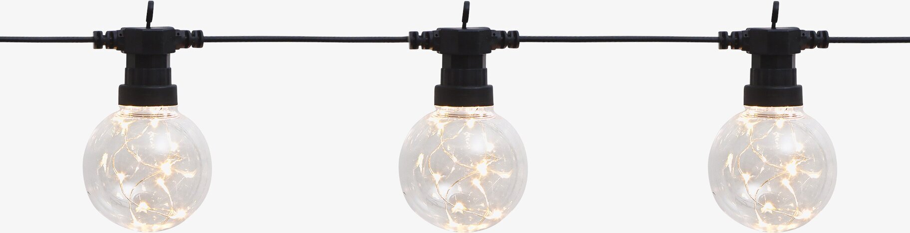 Ljusslinga Big Circus från Star Trading med tre globlampor