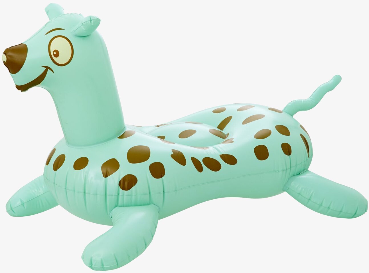 Tiger Uppblåsbar Grön från Rice, grön tigerformad leksak