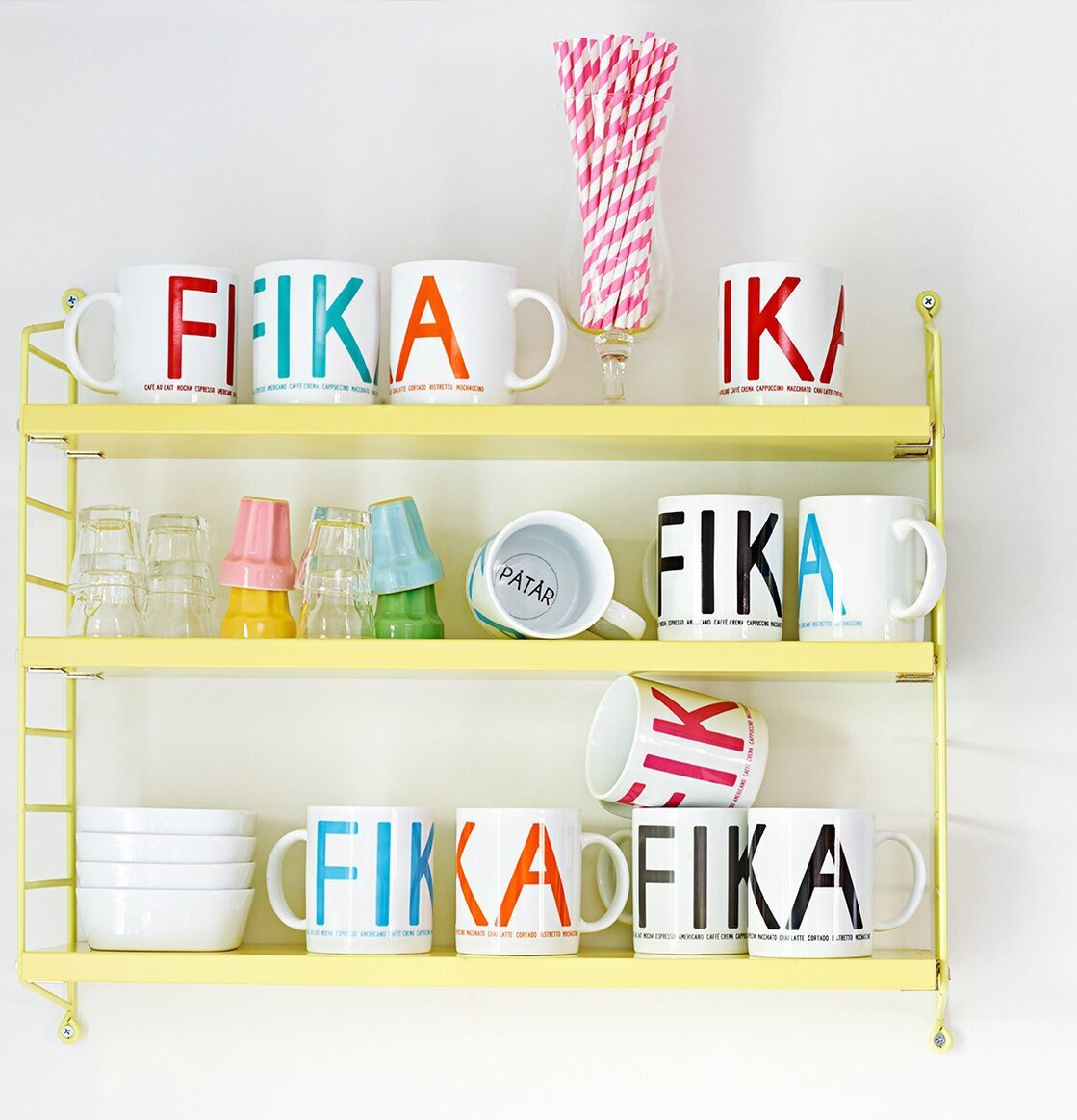 Kökshandduk FIKA Grå från I Love Design i köksmiljö
