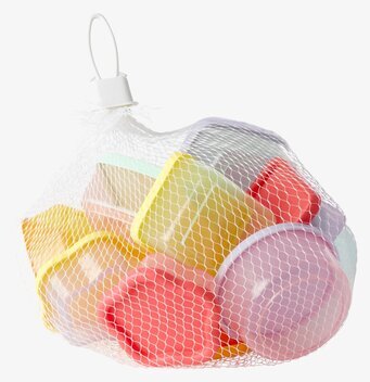 Bild av färgglada plastburkar för praktisk förvaring