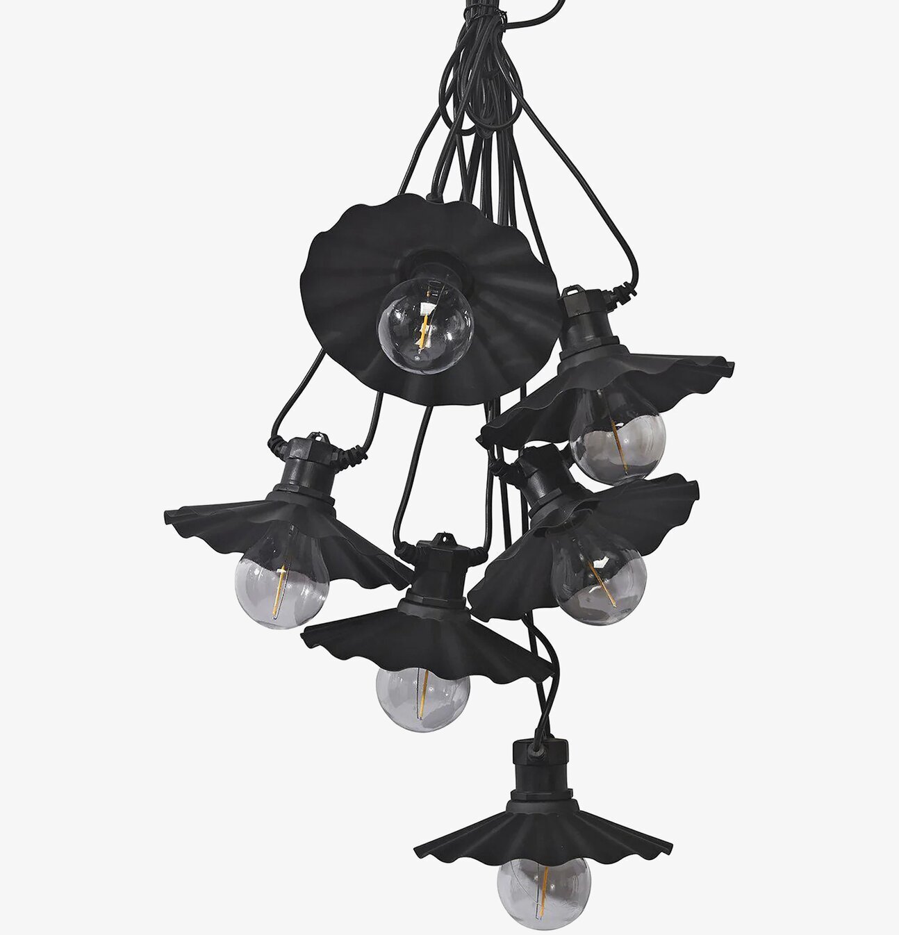 Ljusslinga Daisy Svart (Utomhusbruk) från PR Home