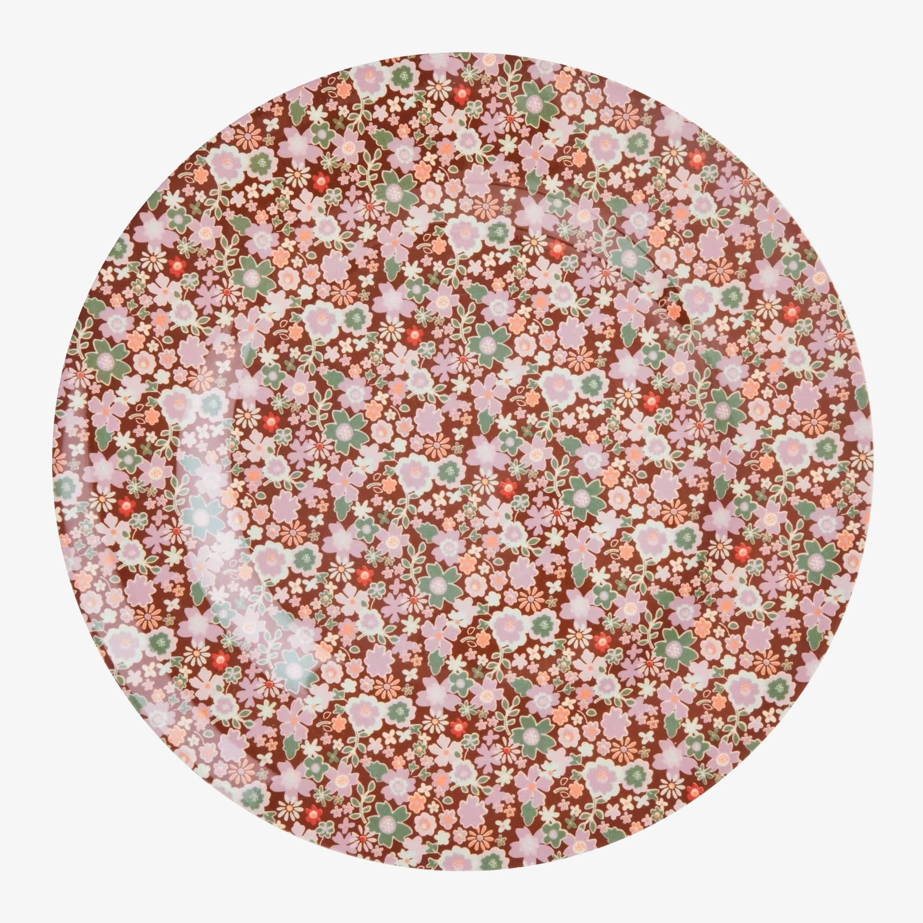 Tallrik Fall Floral Print från Rice med höstblommor
