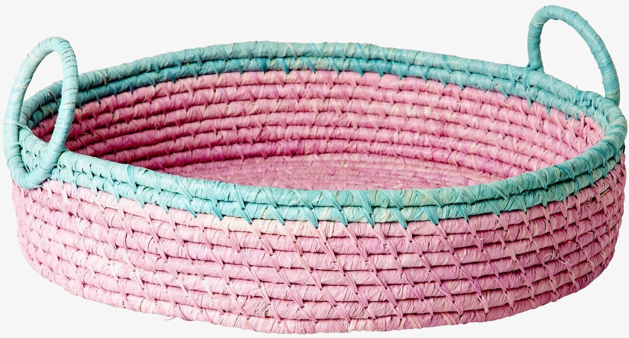 Rund Brödkorg Butterflies från Rice med handtag och färger