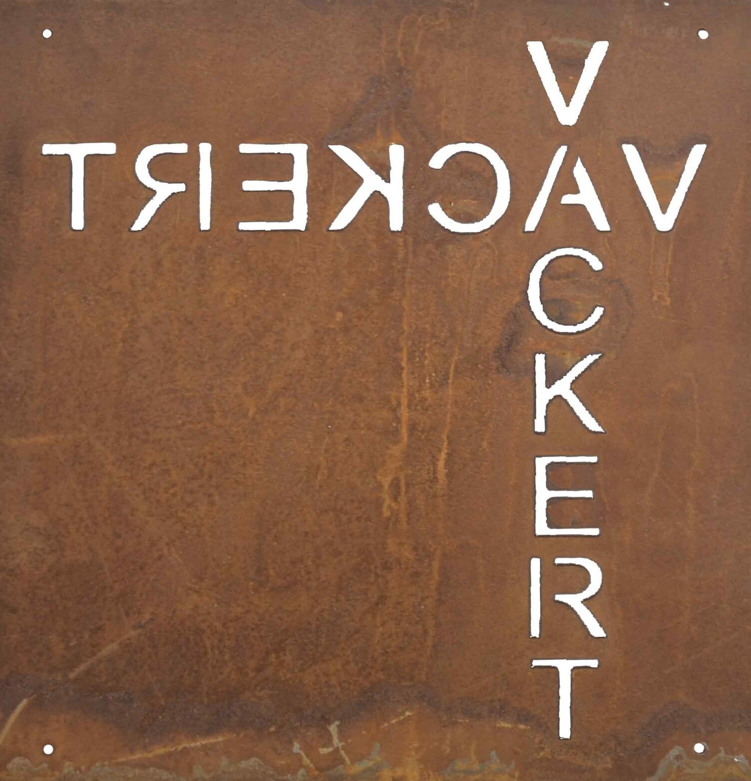 Skylt Vackert Rost (Armeringsnät) från Lind Decoration