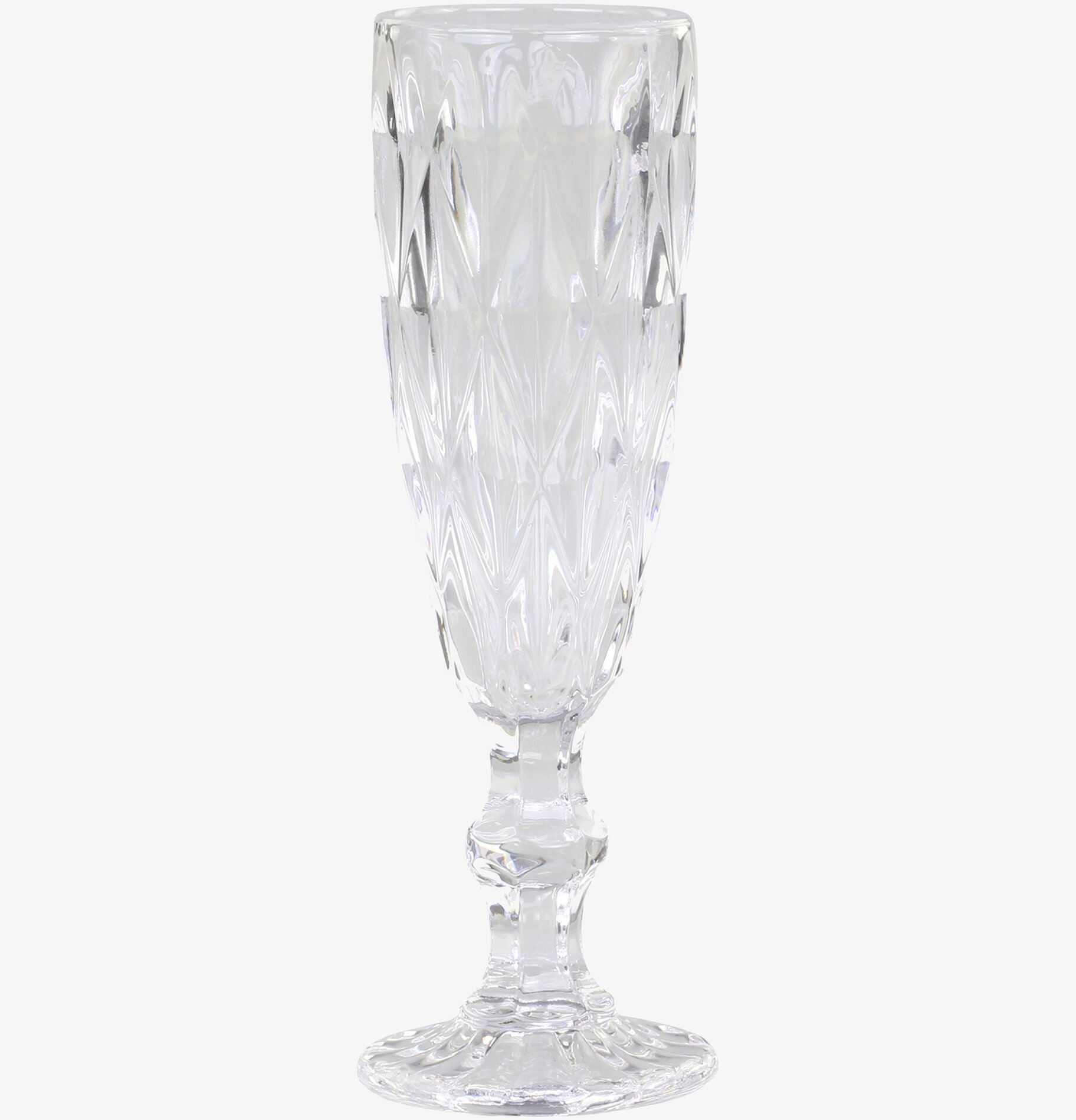 Champagneglas Diamantutskärning från Chic Antique i fokus