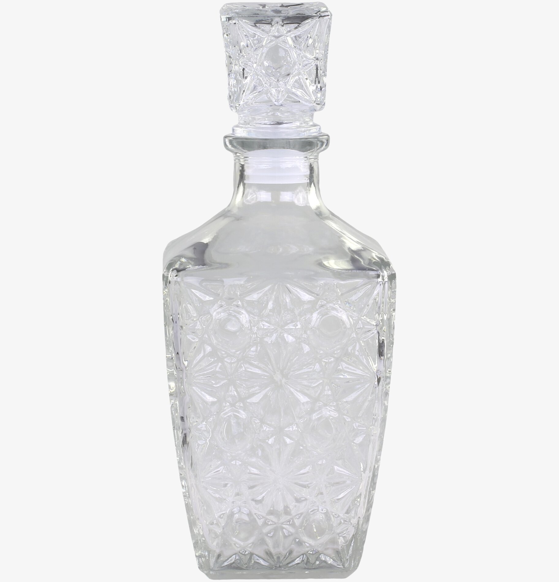 Glaskaraff Med Blomstermönster från Chic Antique i glas