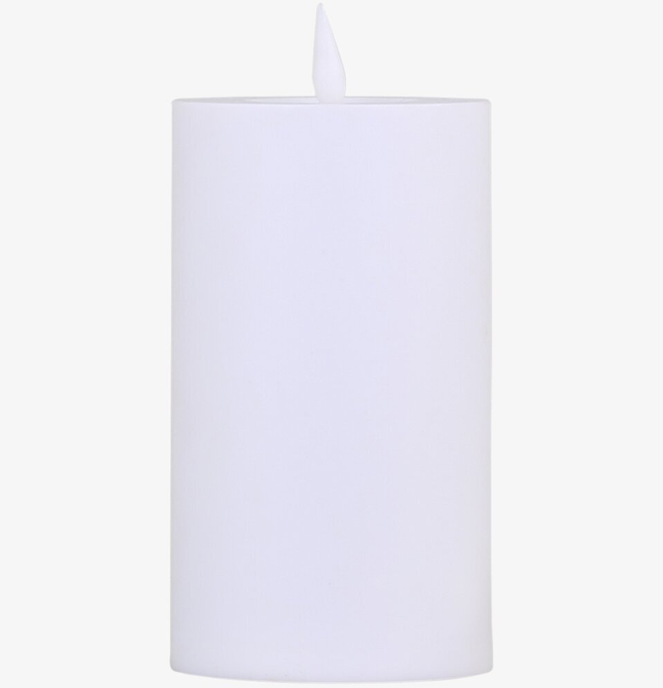 Blockljus Vit LED Medium (Utomhusbruk) från Chic Antique