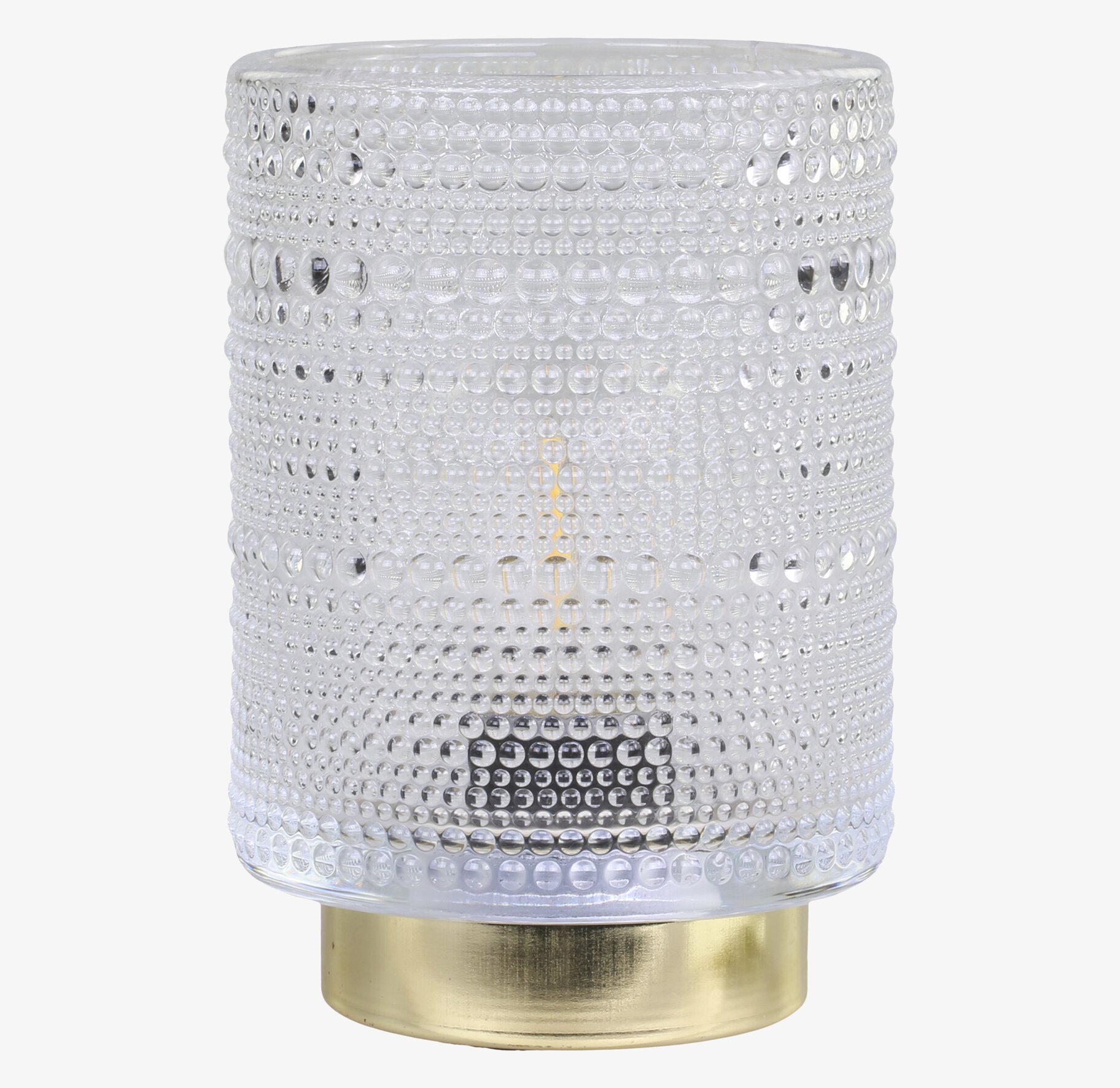 Bild av unik lampa med mönster och LED-belysning