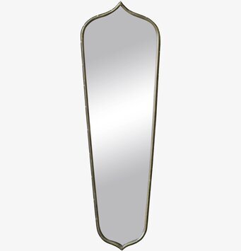 Bild av elegant spegel med antik mässingsfinish