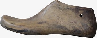 Foto av en tidlös träskoläst med naturlig patina