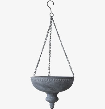 Bild av rustik hängande ampel i antik zinkdesign