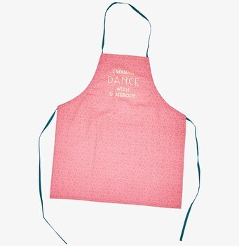 Foto av färgglatt och livfullt bröstlappsförkläde