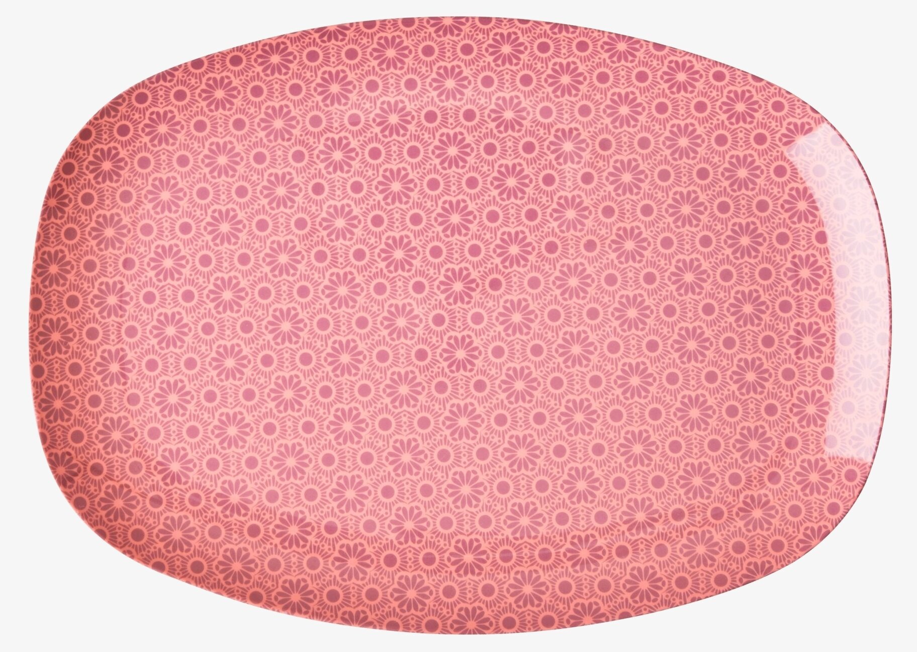 Tallrik Marrakesh Print från Rice med rosa blommönster