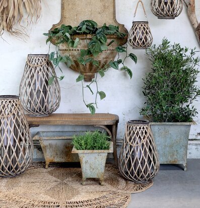 Foto av harmonisk inredning med naturliga element