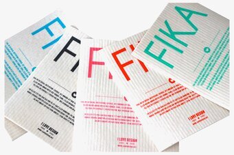 Bild av färgglada och stilrena diskdukar för köket