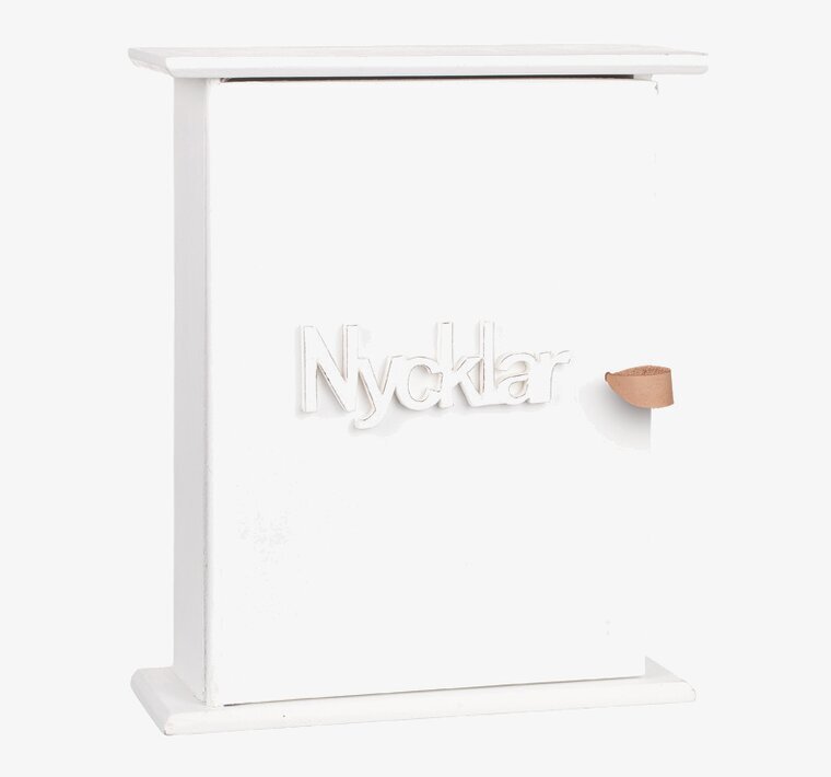 Nyckelskåp Vit från Different Design med vit finish