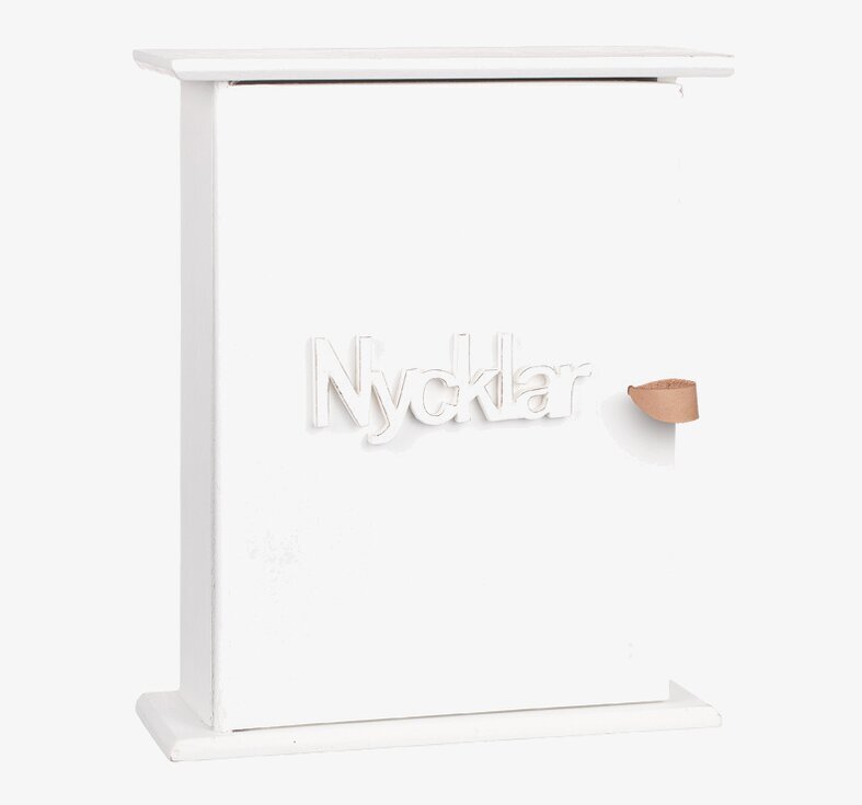 Nyckelskåp Vit från Different Design med vit finish