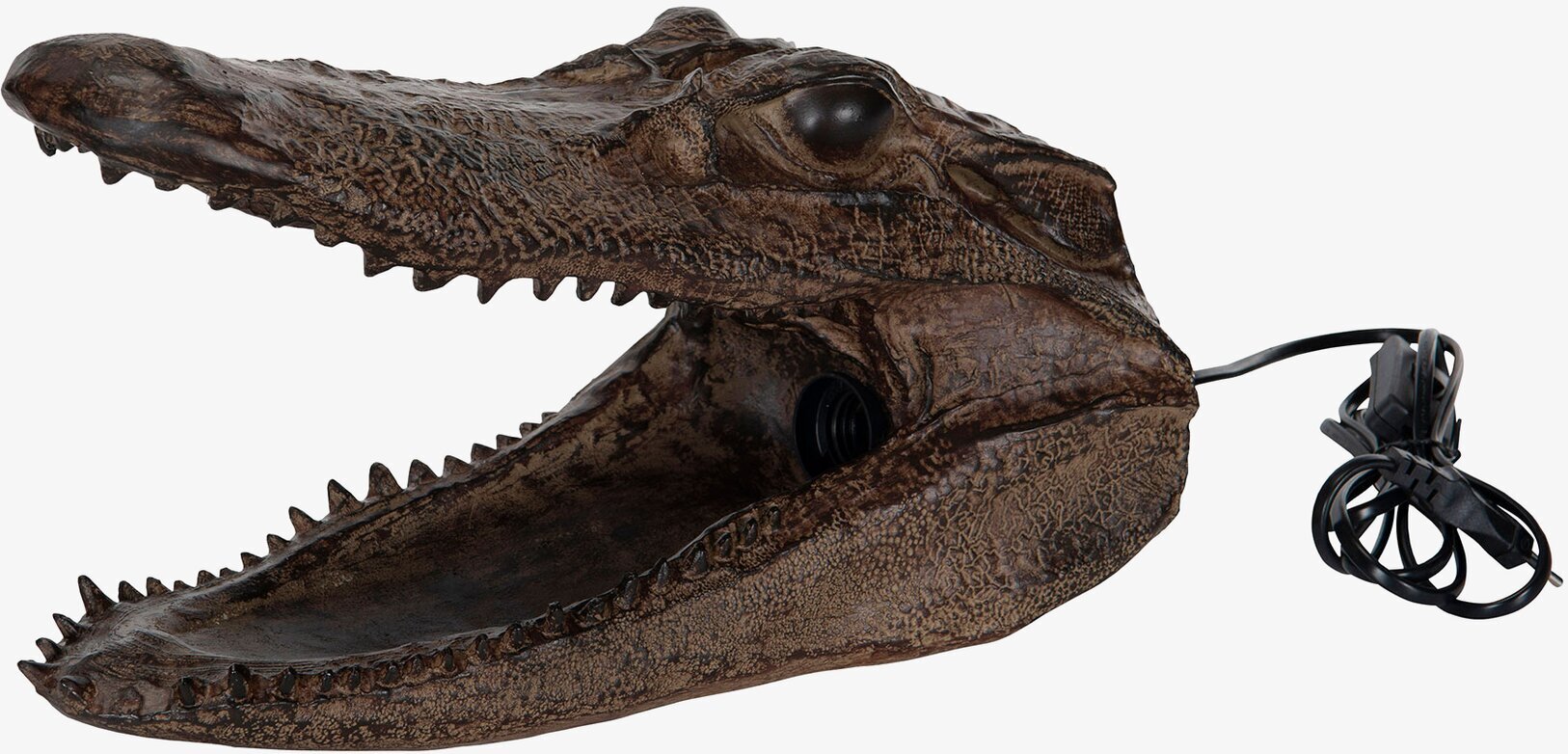 Lampa Krokodil Brun från A Lot Decoration i neutral miljö