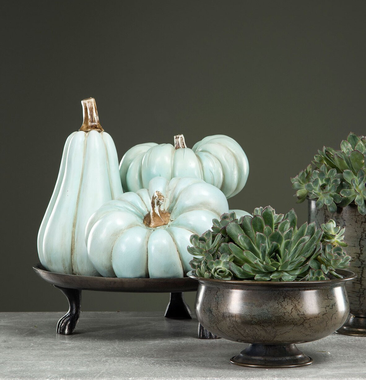 Pumpa Minty Avlång Poly från A Lot Decoration i mintgrönt