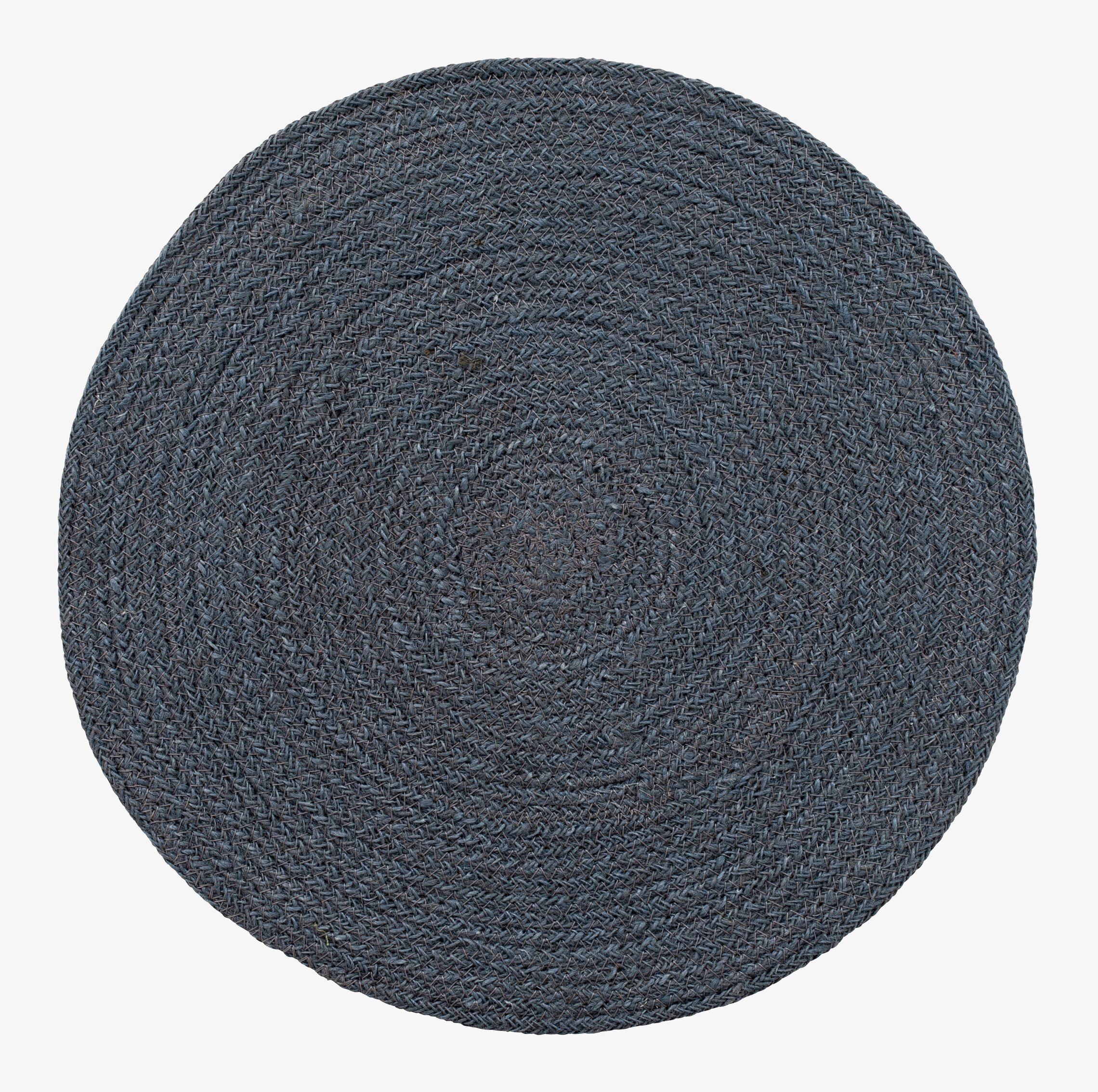 Bordstablett Jute Blå från Dixie med flätat mönster