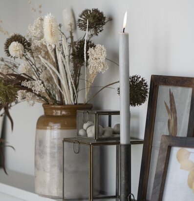 Bild av harmonisk heminredning med naturliga inslag