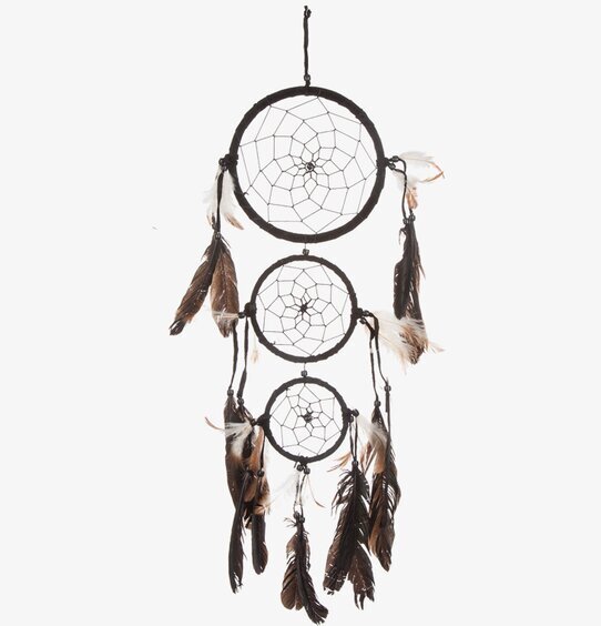 Bild av elegant drömfångare med detaljerade fjädrar