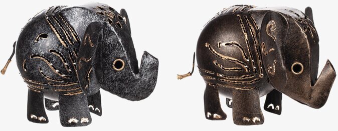 Smide Elefant Deko från Different Design i två färgvarianter