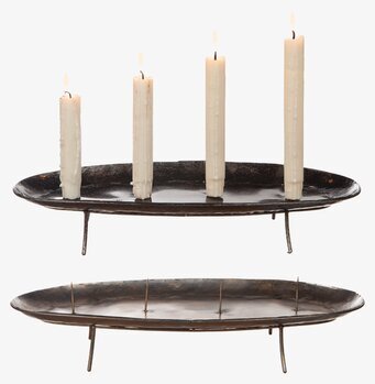 Bild av elegant ljusfat med industriell design