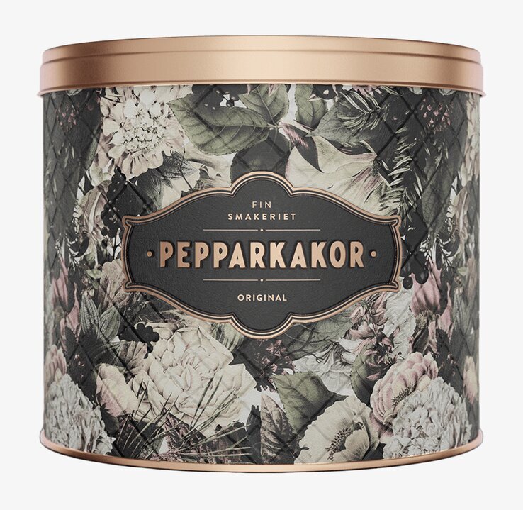 Pepparkakor Winter Blossom från Finsmakeriet i plåtburk