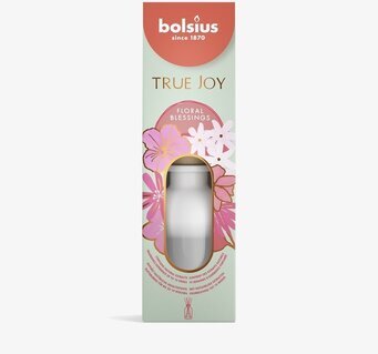 Bild av stilren förpackning med blommig illustration