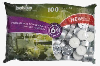 Foto av värmeljus i elegant och stilren förpackning