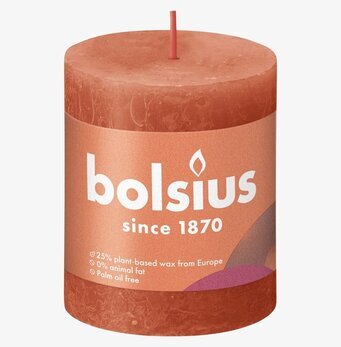 Bild av jordnära orange blockljus med hållbar profil