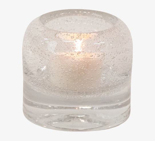 Leah Ljuskopp Klarglas från Olsson & Jensen med värmeljus