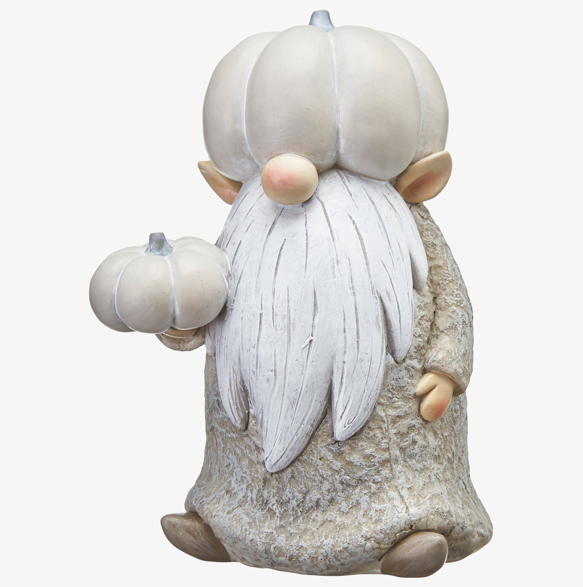 Vätte Med Pumpa Stor Grå från Wikholm Form, dekorativ figur