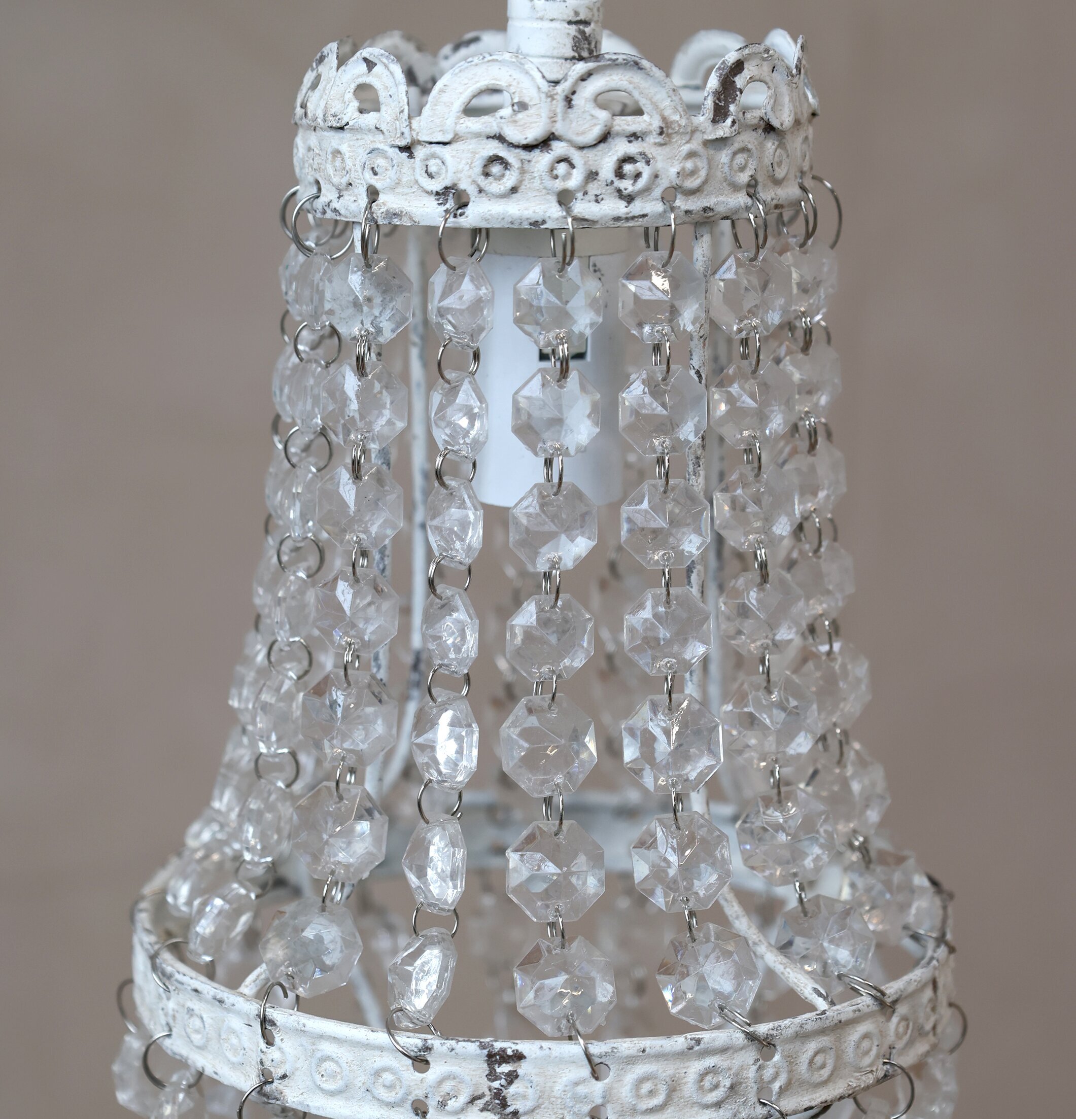 Lampa Ljuskrona Antikvit från Chic Antique med kristaller