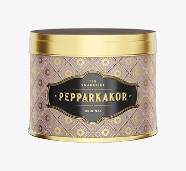 Pepparkakor Miniburk Dusty Pink från Finsmakeriet i guld