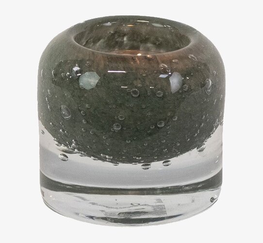 Leah Ljuskopp Mossgrön från Olsson & Jensen i tjockt glas