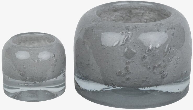 Leah Ljuskopp Ljusgrå Stor från Olsson & Jensen i glas