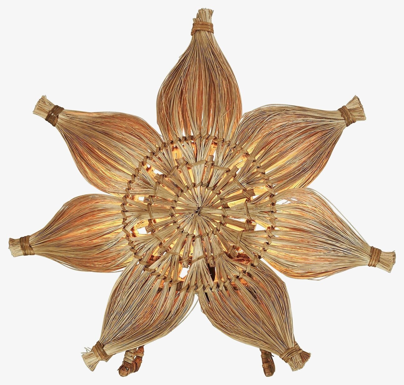 Bordstjärna Agnes 47cm från PR Home i naturmaterial