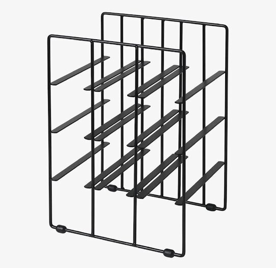 Pilare Vinställ 9 Flaskor Svart från Blomus i metall