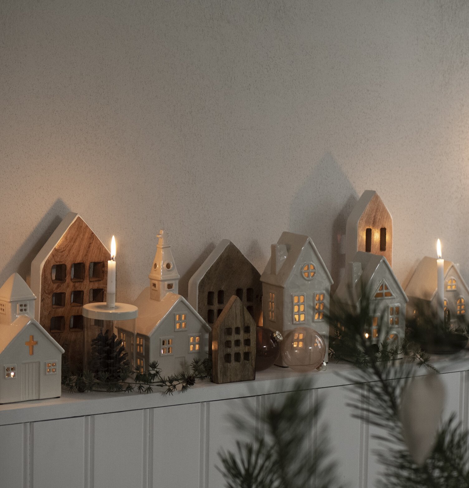 Ljuslykta Kyrka Stor Creme från IB Laursen på hylla