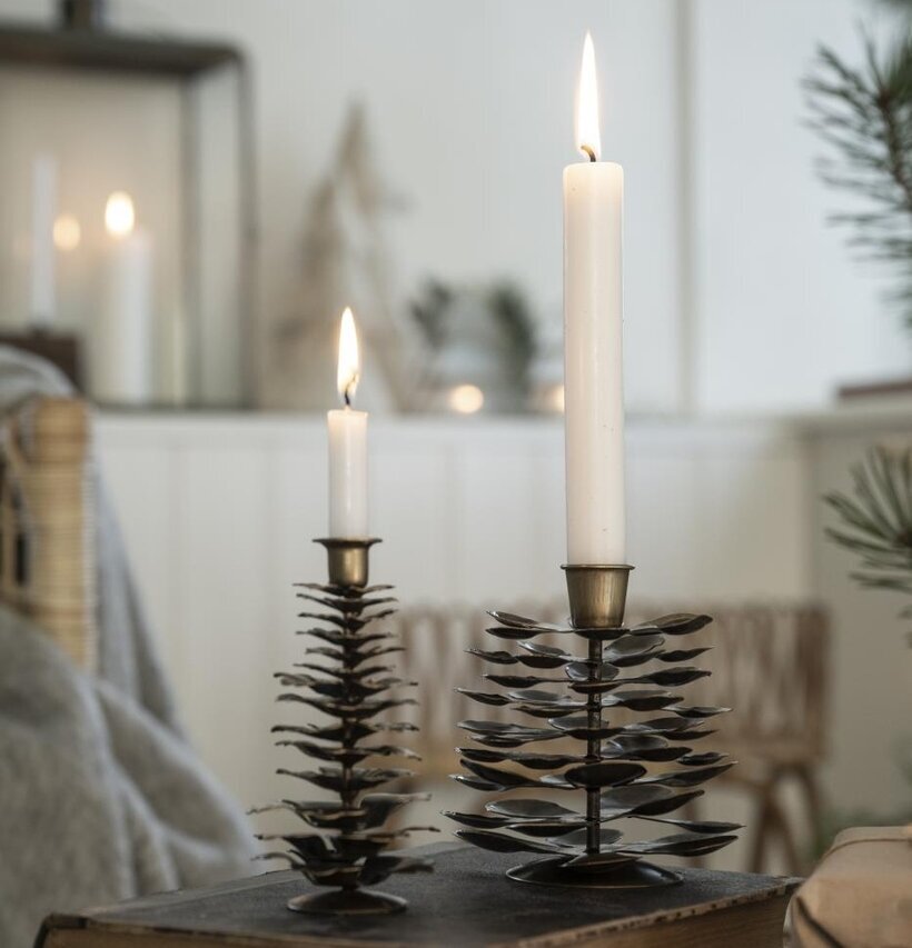 Ljusstake Kotte Mässing från IB Laursen på antik bok