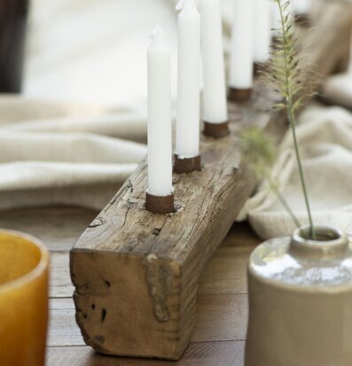 Bild av ljusstake med naturlig och modern design