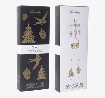 Bild av elegant förpackning för säsongsdekorationer